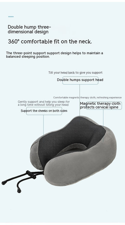 Comfy U-Pillow: Memory Foam Travel Neck Support