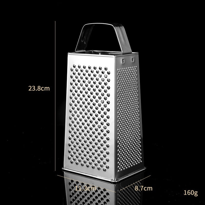 Versatile Steel Vertical Grater with Dual Handles