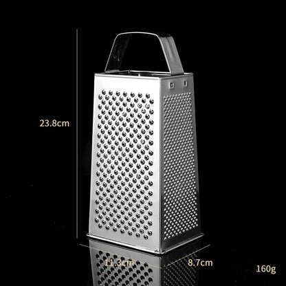 Versatile Steel Vertical Grater with Dual Handles