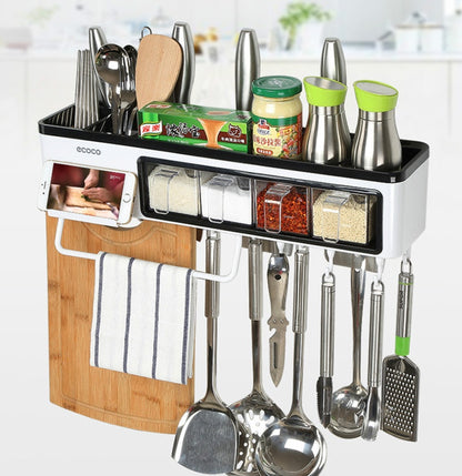 SmartWall Kitchen Organizer: Space-Saving Storage