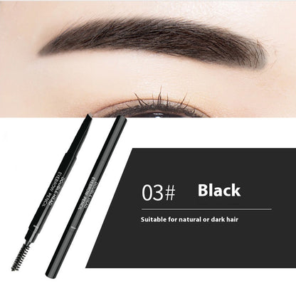 Dual-Head Waterproof Eyebrow Pencil - Smudge-Free