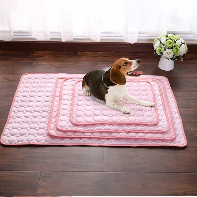 Cooling Pet Dog Cat Ice Silk Nest Pad For Summer