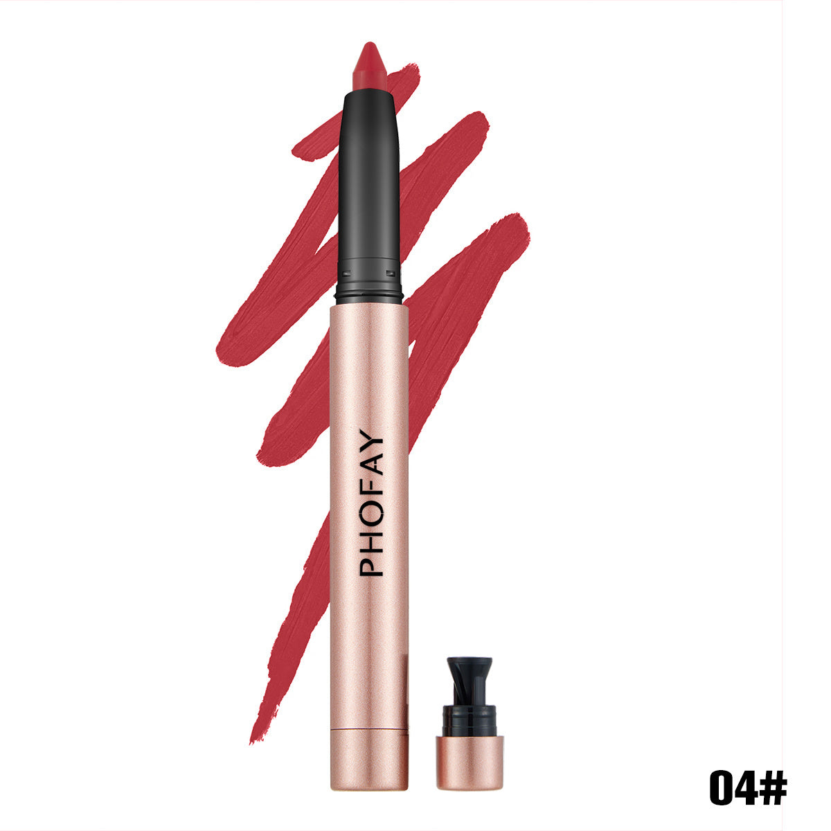 PHOFAY Matte Lip Liner Lipstick Pen: Silky, Effortless Elegance