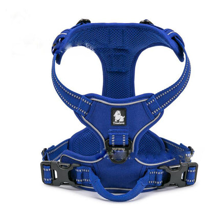 TrueLove Pet Adjustable Safety Reflective Nylon Harness for Small, Medium and Large Dogs