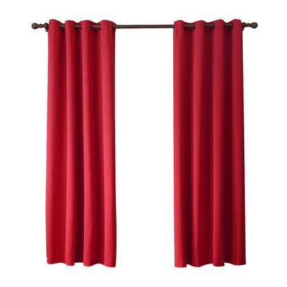 Red Oxford Shade Curtain - Cozy Bedroom Essential