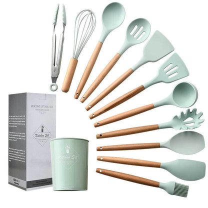 Premium 11 Pcs Non Stick Spatula Kitchenware Cooking Set