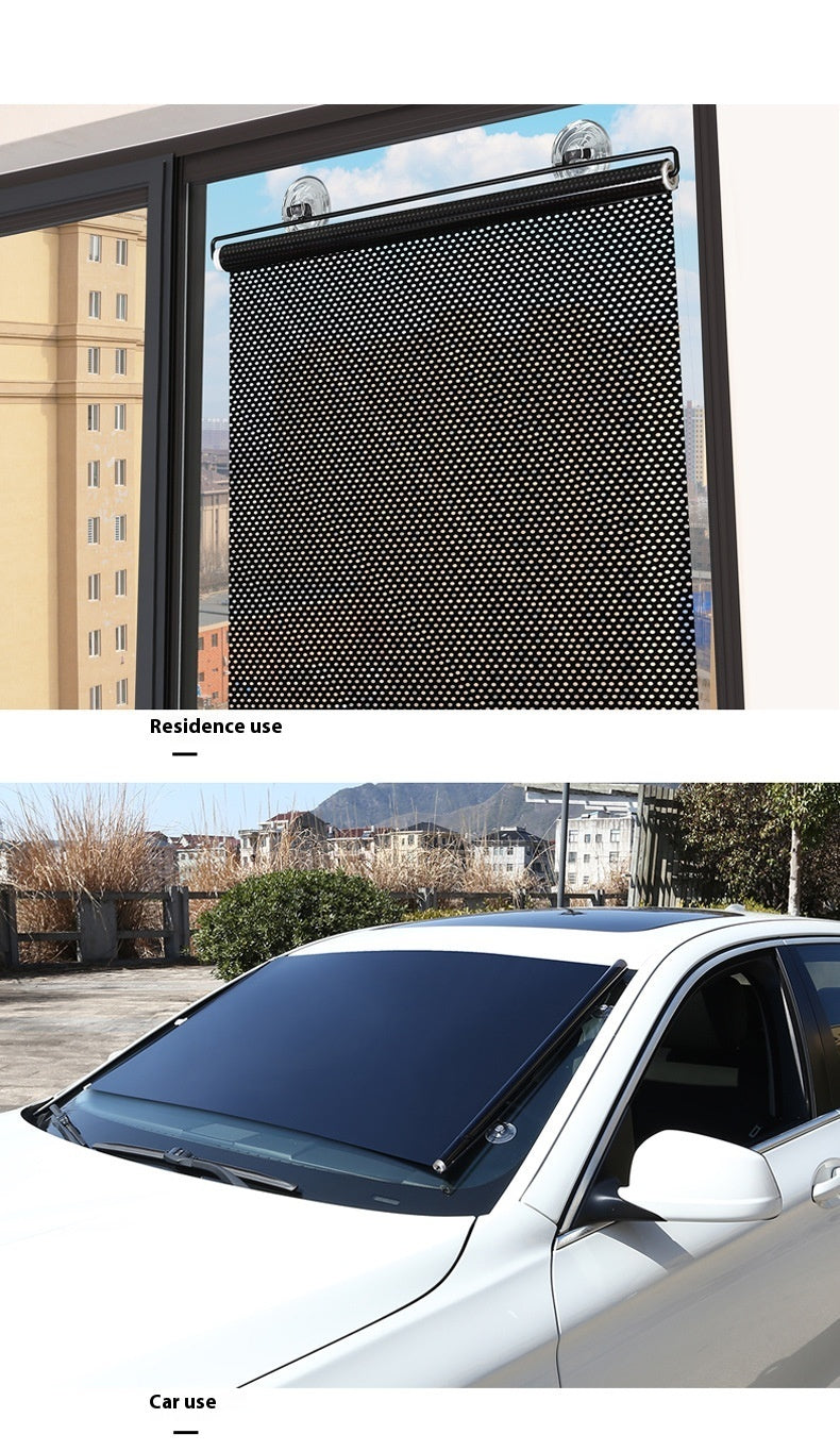 EasyFit Sunshade: Punch-Free Balcony Window Cover