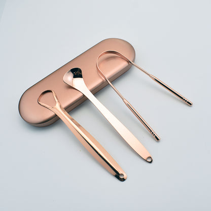 Stainless Steel Tongue Scraper Oral Care Tools: Fresh Breath Essential