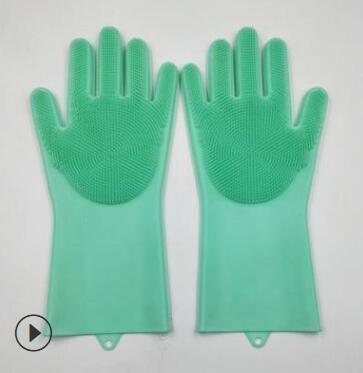 Heat-Resistant Silicone Scrub Gloves