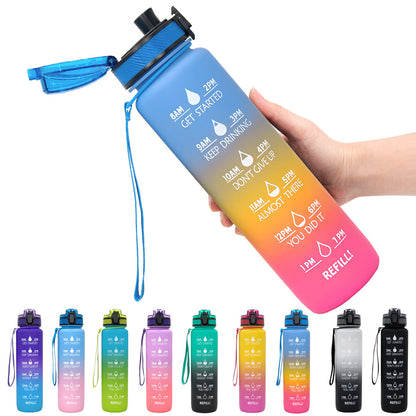 HydraTime Motivational Tritan Water Bottle