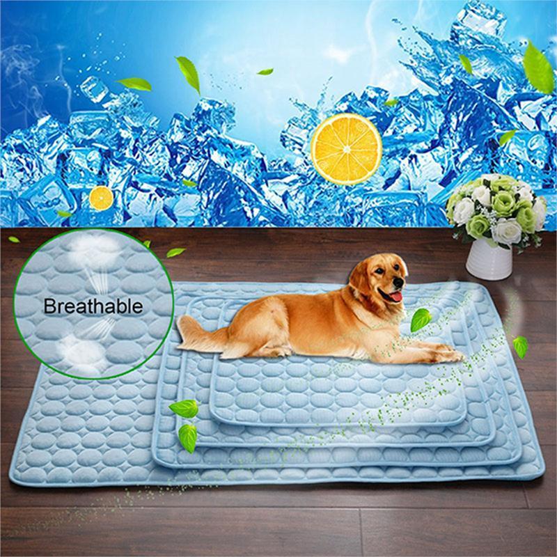 Cooling Pet Dog Cat Ice Silk Nest Pad For Summer