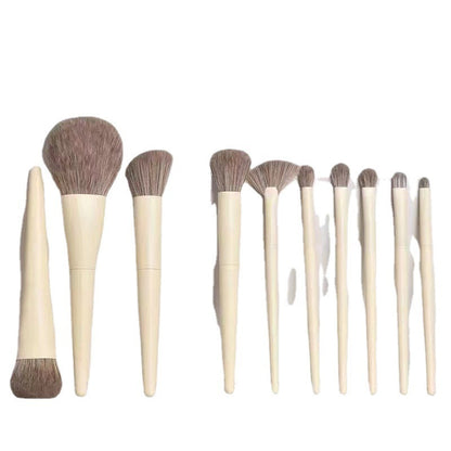 Zero Makeup Brush Set: 10 Nylon Beauty Tools