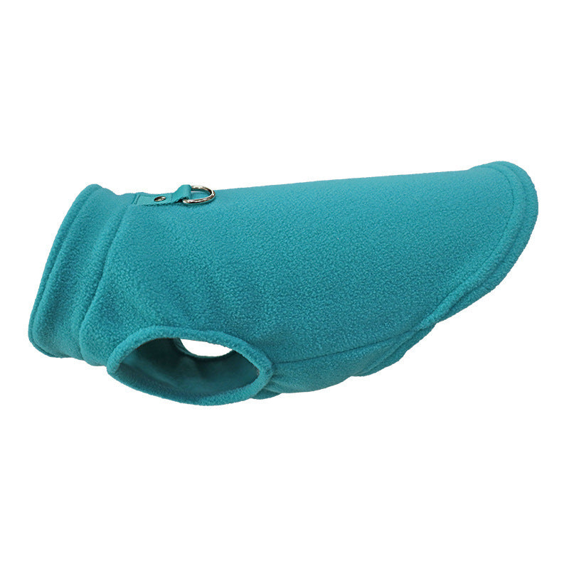 Cozy Pet Clothes Dog Thickened Solid Color Polar Fleece