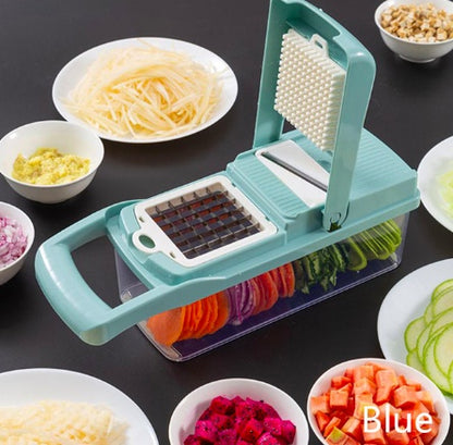 Effortless Multifunctional Vegetable Cutter for Kitchen Slicing and Dicing