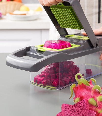 Effortless Multifunctional Vegetable Cutter for Kitchen Slicing and Dicing