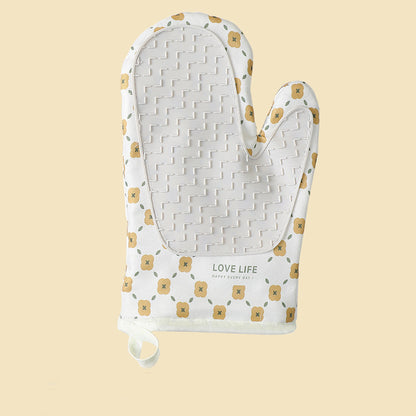 HeatGuard Cotton Oven Mitts & Potholders Set