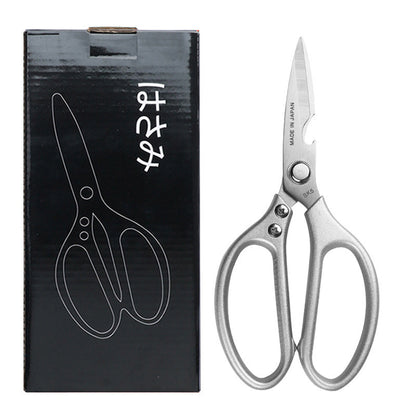 Versatile Stainless Steel Kitchen Scissors & Cleaver