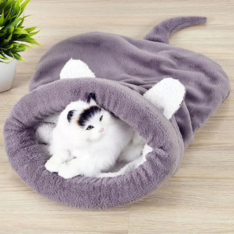 Warm Coral Fleece Dog/Cat Sleeping Bag | Dog Bed For Puppy Small Dogs | Cat Mat/Bed |  Killer Products