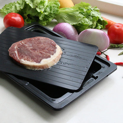 Speedy Quick Defrost Tray with Drip Tray for Fresh Cooking
