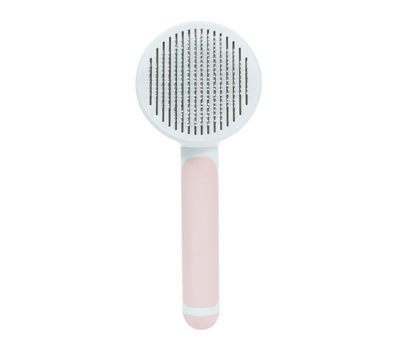 Round Handle Pet Grooming Massage Comb: Comfort and Relaxation Tool