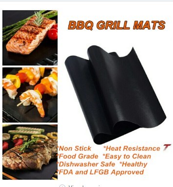 Eco-Friendly Non-Stick BBQ Grill & Bake Mat