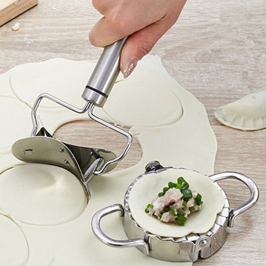 Dumpling Master: Stainless Steel Mould & Peeler Set