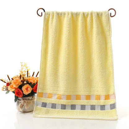 Soft Cotton Face Towel - Blue, Pink, Yellow Options