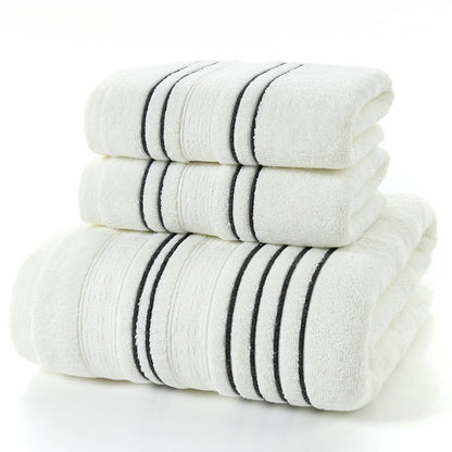Luxurious Household Pure Cotton Towel Set: Soft, Skin-Friendly Comfort