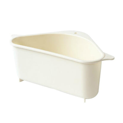 Tri-Storage Sink Rack: Ventilated Sponge Organizer