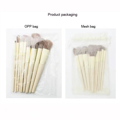 Zero Makeup Brush Set: 10 Nylon Beauty Tools