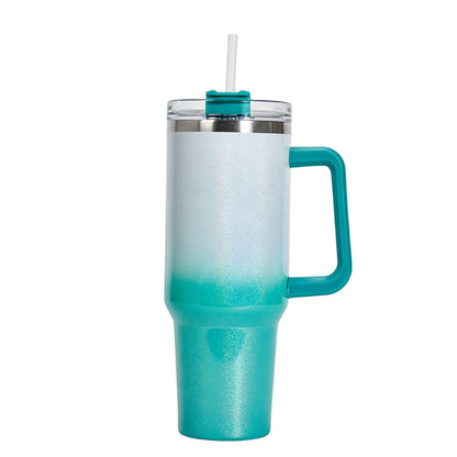 Rainbow Insulated Double-Layer Stainless Steel Tumbler