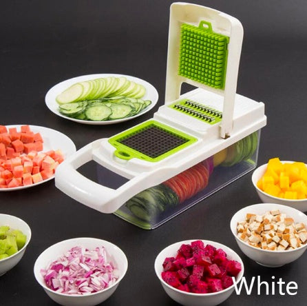 Effortless Multifunctional Vegetable Cutter for Kitchen Slicing and Dicing