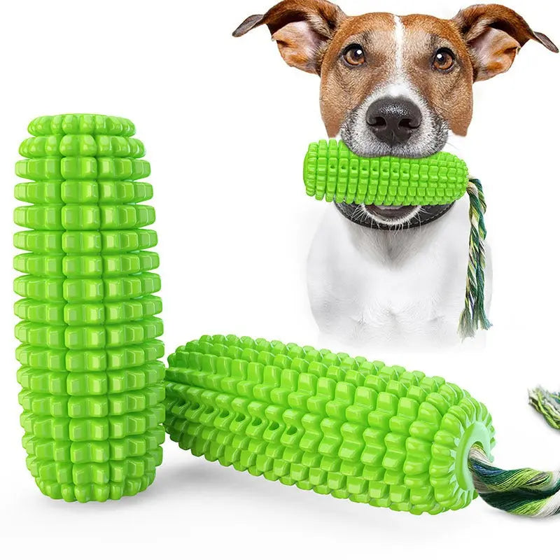 Pet Supplies Sound Corn Dog Toy Cotton Rope Teething Stick  Killer Products