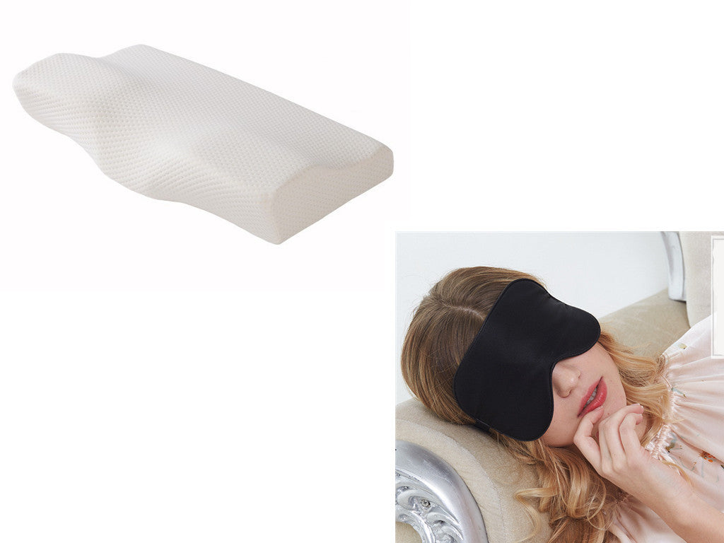 Cervical Comfort: Contoured Memory Foam Pillow