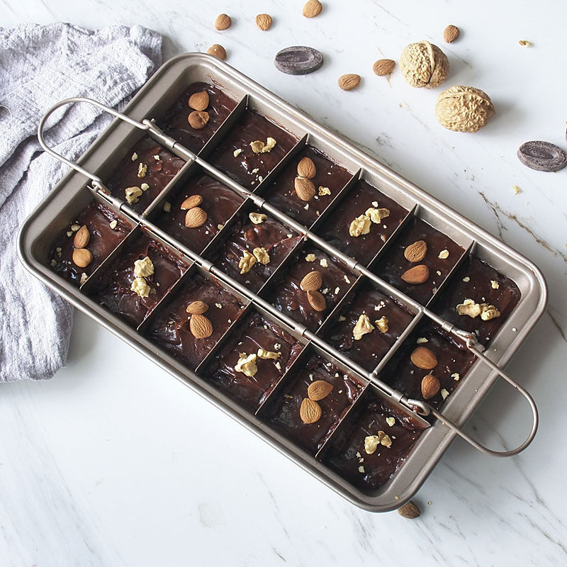 Square Brownie Pan with Nonstick Teflon Coating