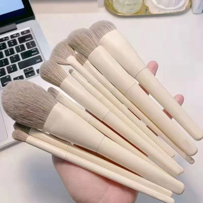 Zero Makeup Brush Set: 10 Nylon Beauty Tools