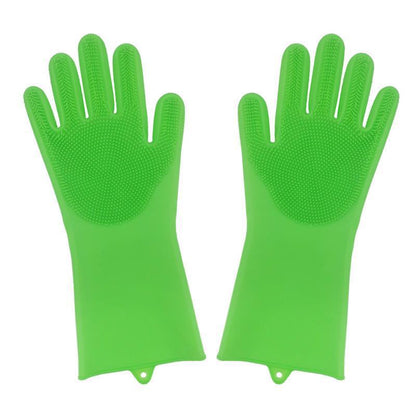 Silicone Chef's Cleaning Gloves - Eco-Friendly & Durable