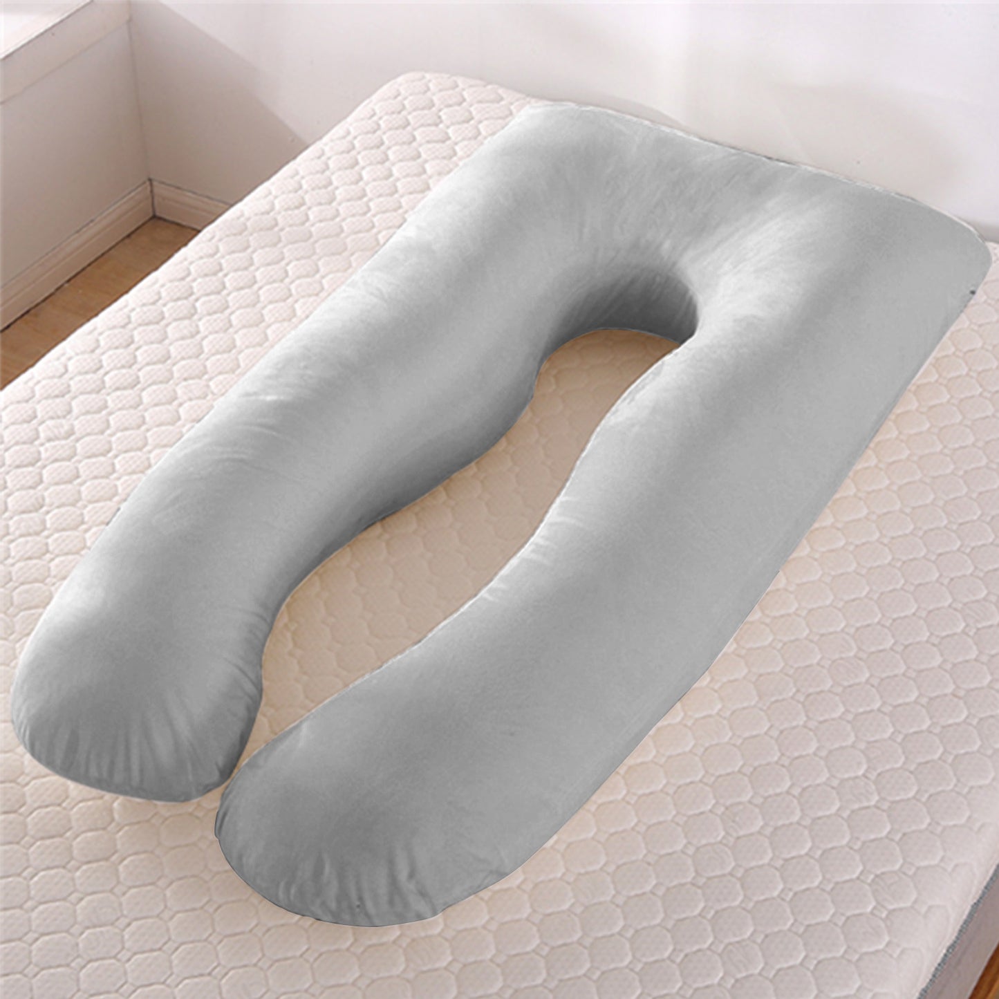 CoolComfort U-Shaped Maternity Pillow for Summer