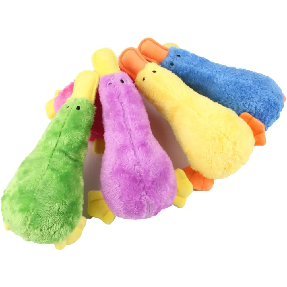 Pet Plush Soundmaking Toy Dog Bites Duck to vent Cartoon Wing less Bird Toy  Killer Products