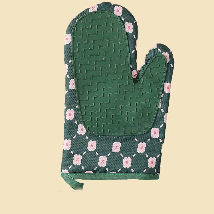 HeatGuard Cotton Oven Mitts & Potholders Set