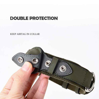 Airtag Pet Collar Tracker Protective Cover Leather Collar