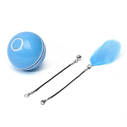 Whirling LED Laser Electronic Rolling Pet Funny Cat Toy Ball