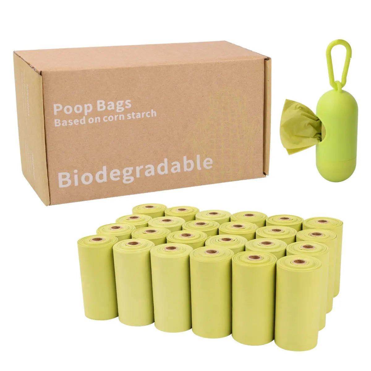 Corn starch based biodegradable/compostable pet garbage bags dog poop bags  Killer Products