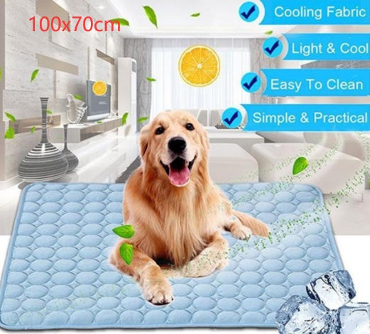 Cooling Pet Dog Cat Ice Silk Nest Pad For Summer