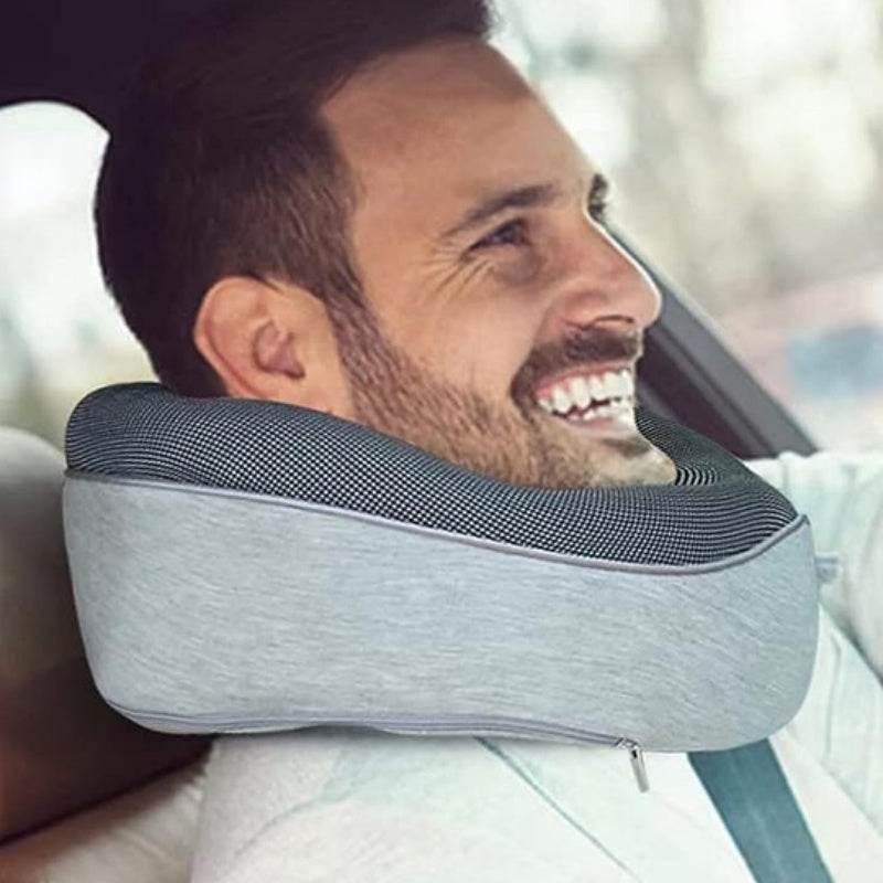 Travel Neck Pillow – Memory Foam U-Shaped Cushion for Airplane Comfort - Killer Products