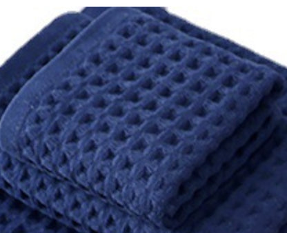 Quick-Dry Cotton Bath Towel & Wipe Set - Unisex