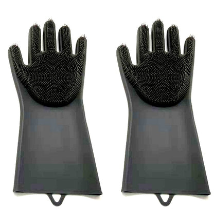 Silicone Chef's Cleaning Gloves - Eco-Friendly & Durable