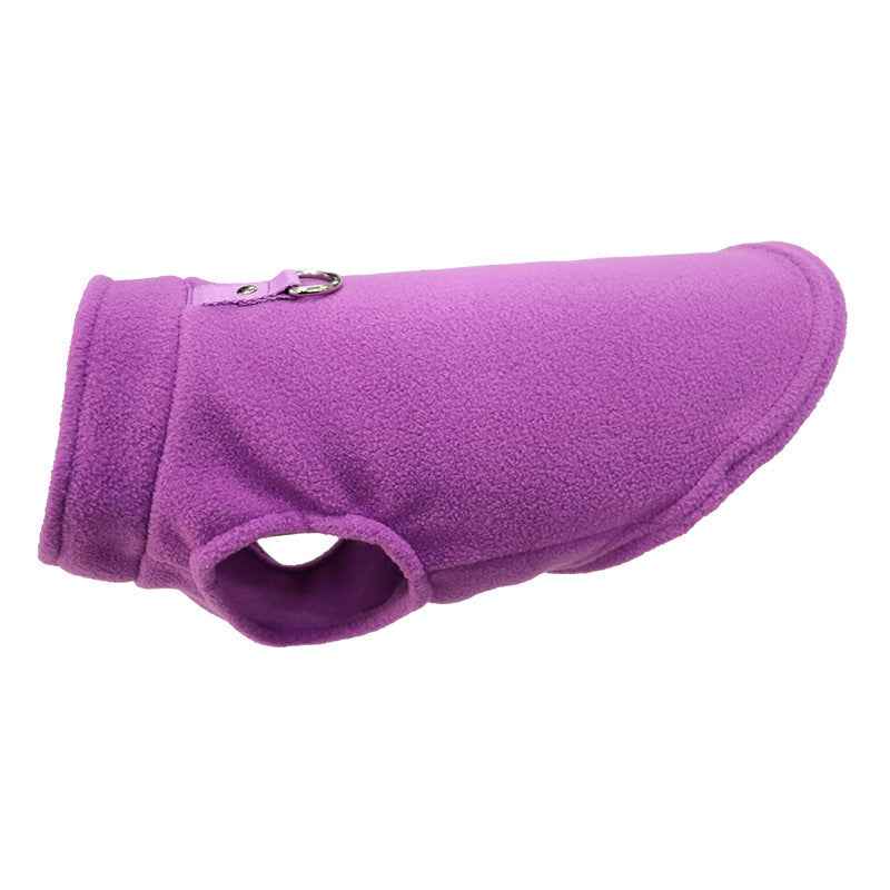 Cozy Pet Clothes Dog Thickened Solid Color Polar Fleece - Killer Products