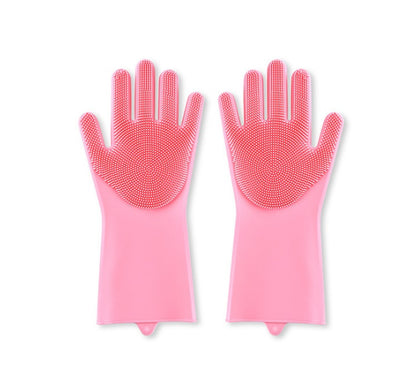 Silicone Chef's Cleaning Gloves - Eco-Friendly & Durable