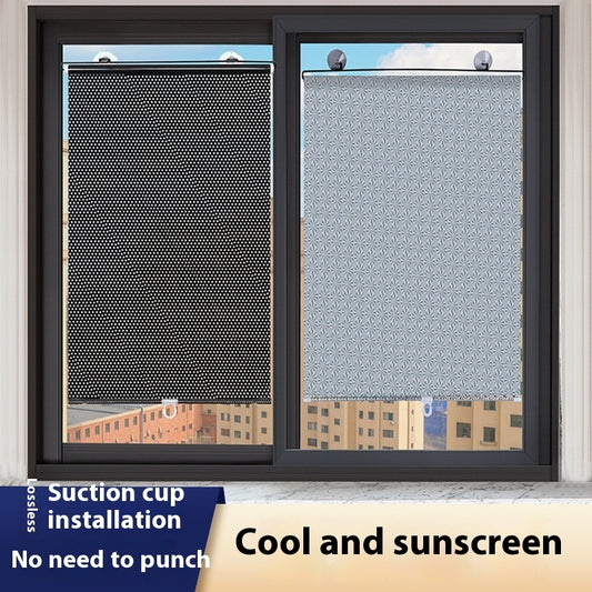 EasyFit Sunshade: Punch-Free Balcony Window Cover